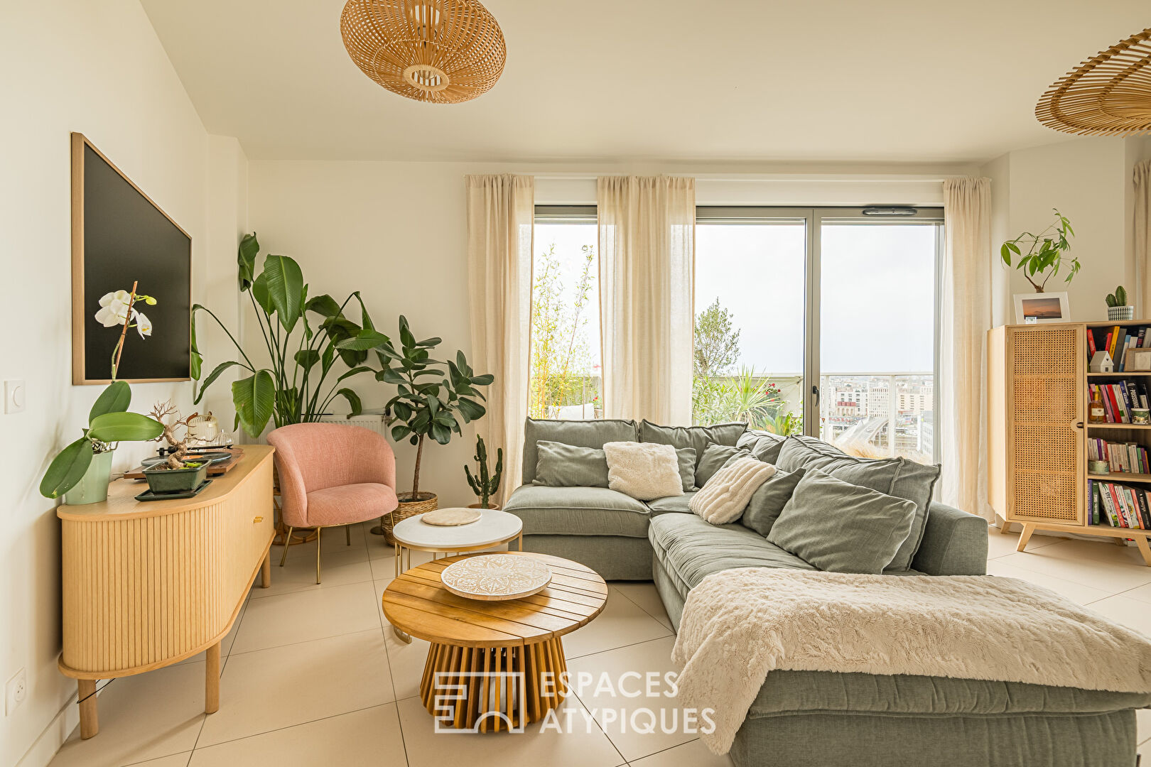 Appartement dernier étage avec vue panoramique sur Bordeaux