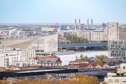 Appartement dernier étage avec vue panoramique sur Bordeaux