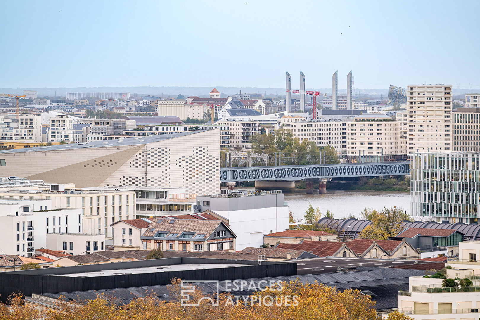 Appartement dernier étage avec vue panoramique sur Bordeaux