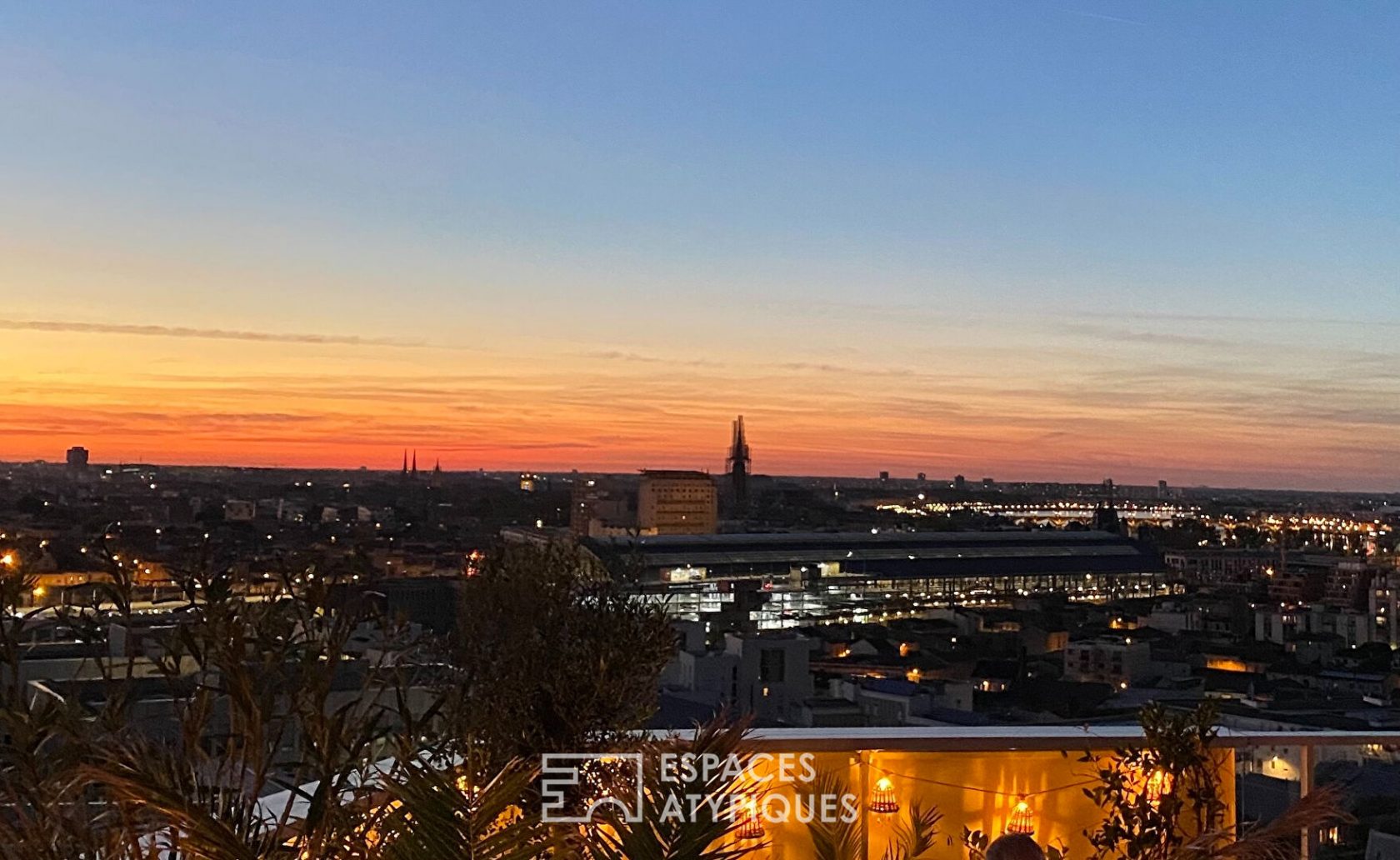Appartement dernier étage avec vue panoramique sur Bordeaux