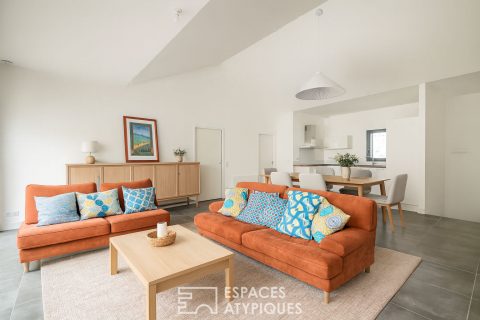 Appartement rénové avec grande terrasse aux Chartrons