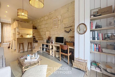 Studio rénové avec jardin quartier Bastide