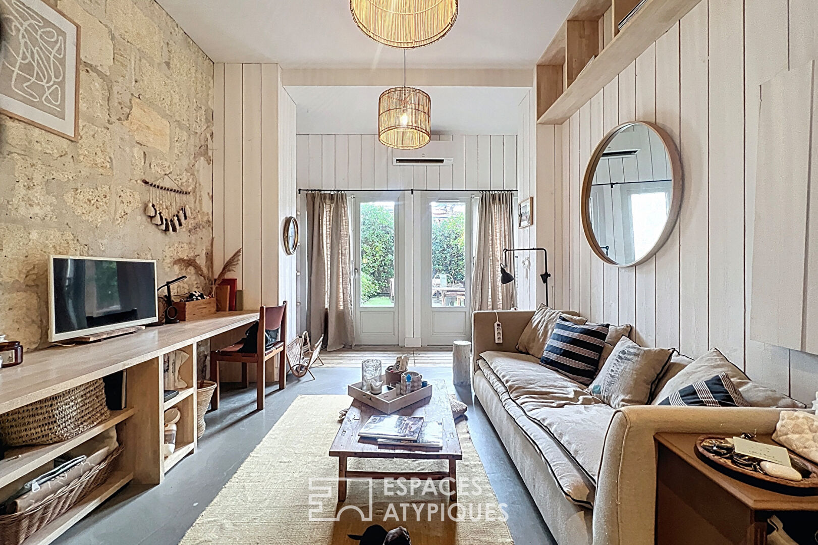 Studio rénové avec jardin quartier Bastide