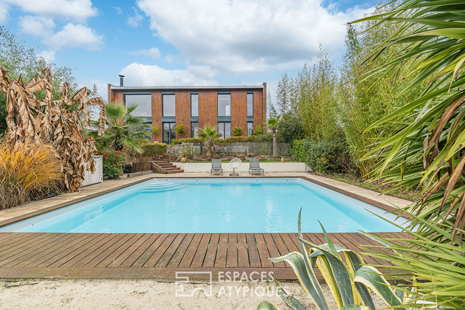 Maison d'architecte avec vue à Martillac