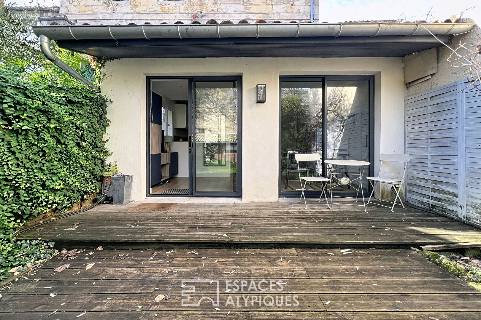 Grand studio cosy avec terrasse