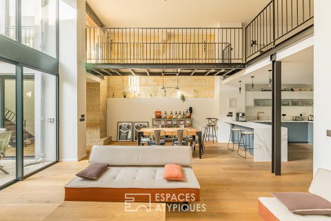 Loft au calme avec piscine et grand garage