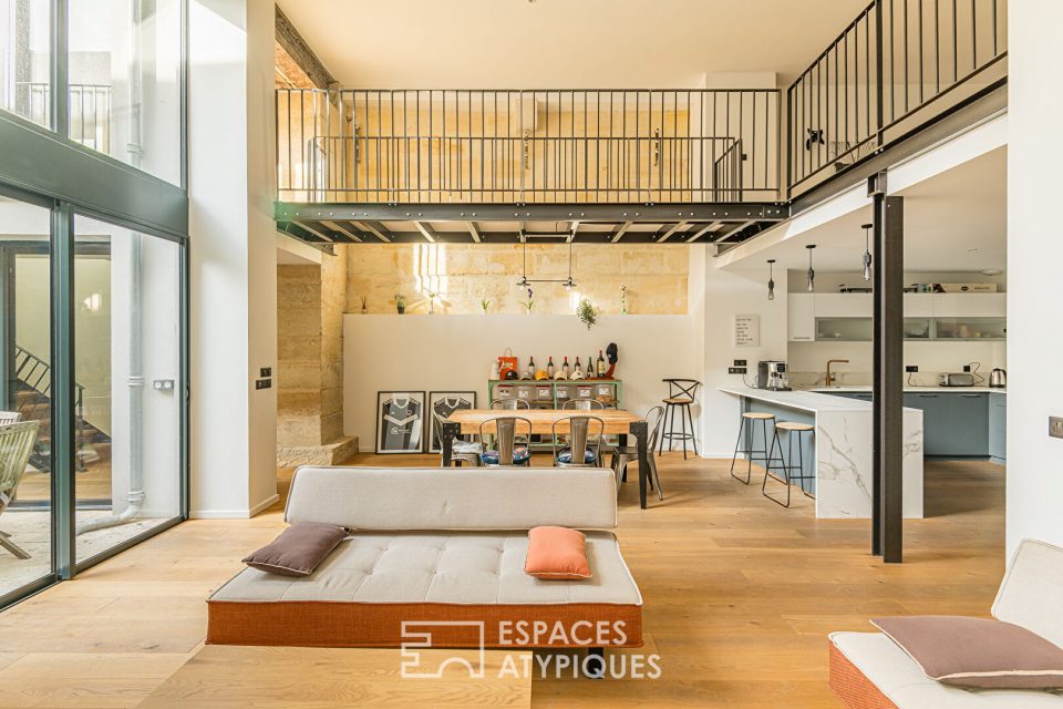 Loft au calme avec piscine et grand garage