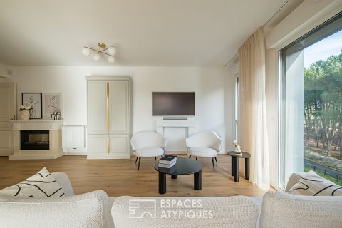 Appartement récent avec terrasse et vue sur le lac