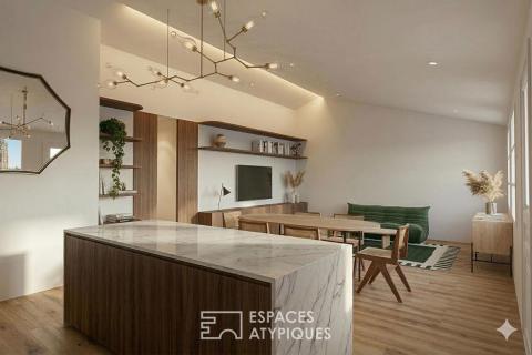 Appartement en dernier étage avec ascenseur au Triangle d&rsquo;Or