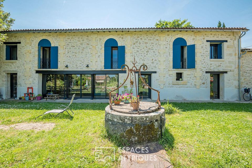 Maison en pierre de 320m2 avec vue