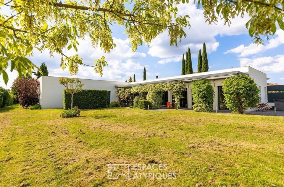 Maison contemporaine de plain pied