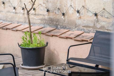Appartement haussmannien avec terrasse aux Chartrons