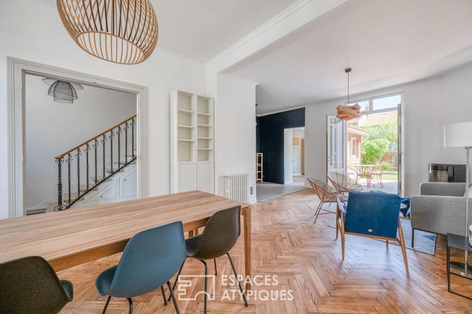 L'élégante maison familiale avec jardin