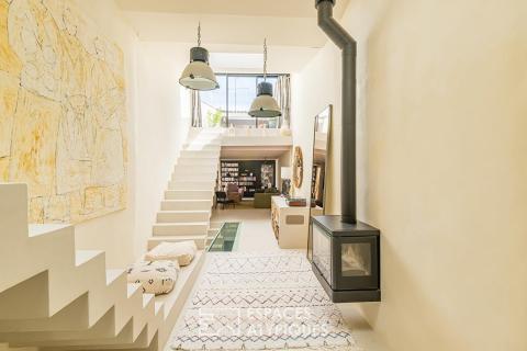 Maison loft minimaliste avec rooftop
