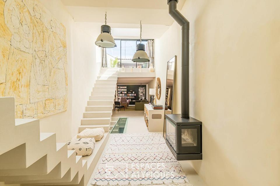 Maison loft minimaliste avec rooftop