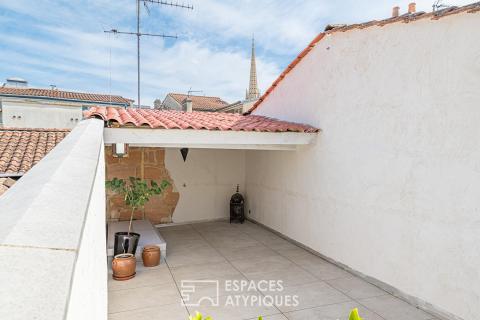 Maison loft minimaliste avec rooftop