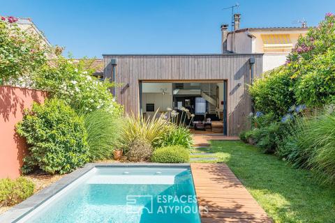 L&rsquo;échoppe rénovée avec piscine et dépendance