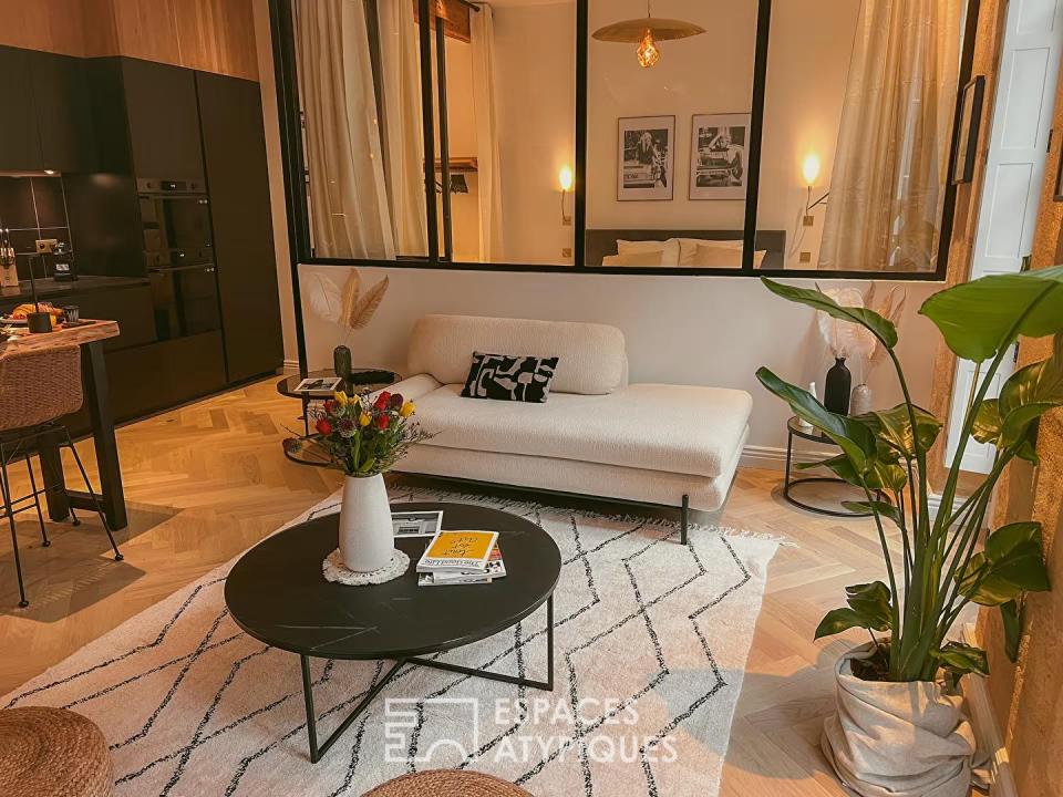 L'appartement de charme rénové au coeur du quartier des Chartrons