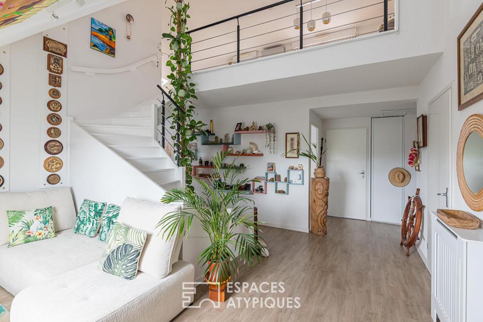 Duplex inversé avec terrasse et vues dégagées