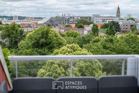 Duplex inversé avec terrasse et vues dégagées