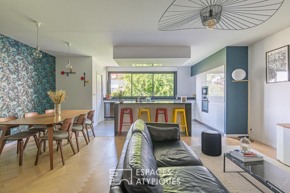 L'appartement comme une maison avec terrasse
