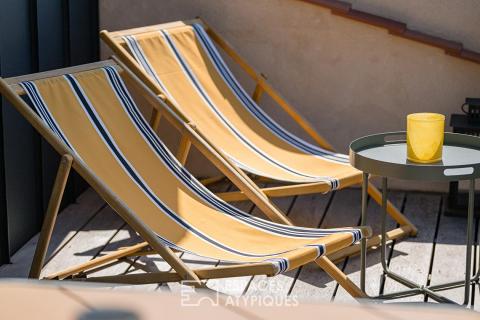 L&rsquo;appartement comme une maison avec terrasse