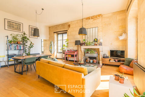 The characterful duplex with views of the docks