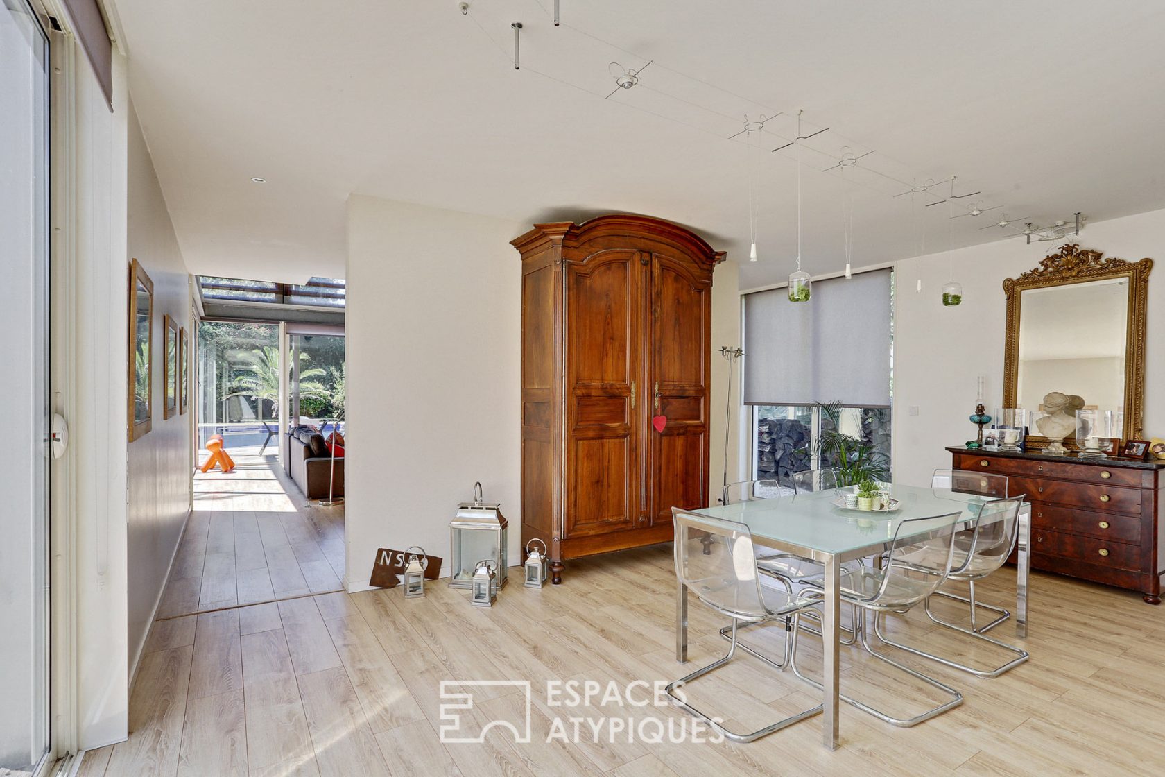 Maison d’architecte avec piscine et jardin