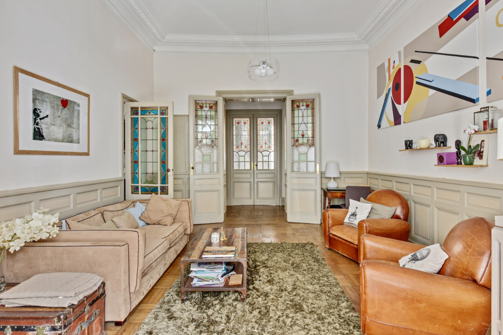 Appartement bourgeois avec jardin