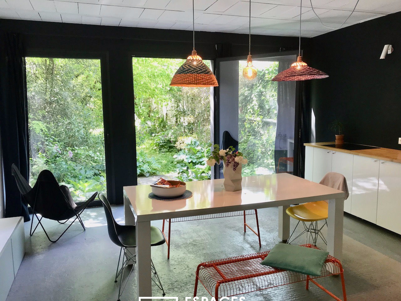 Maison d’architecte avec jardin