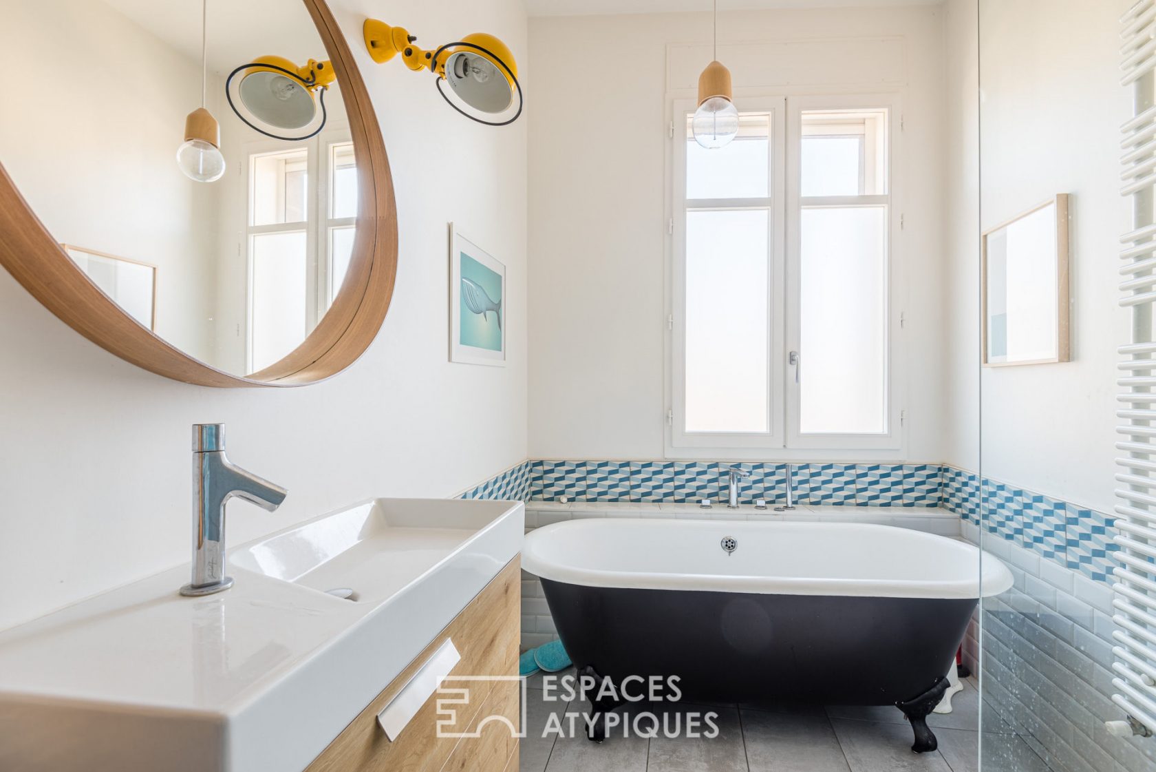 Maison années 30 rénovée en contemporain