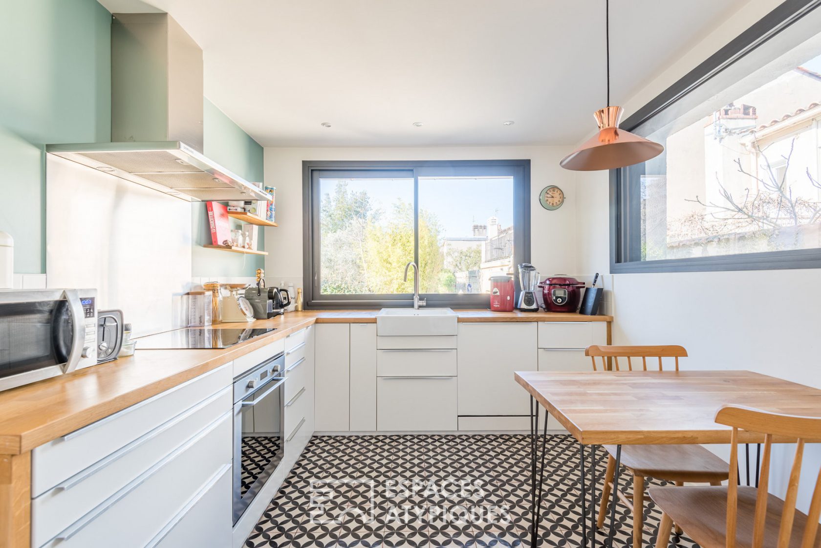 Maison années 30 rénovée en contemporain