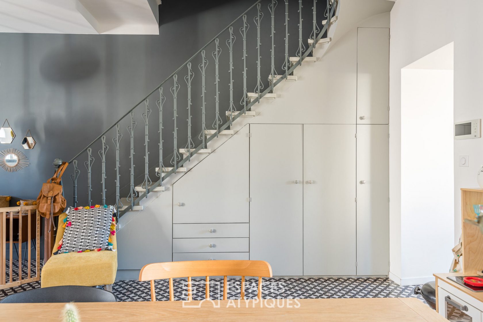 Maison années 30 rénovée en contemporain