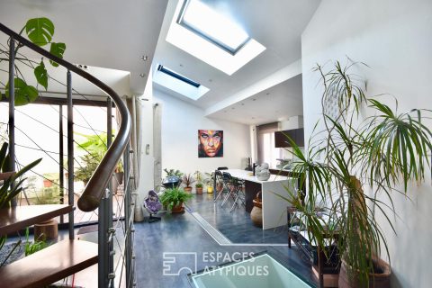 Loft contemporain avec terrasse