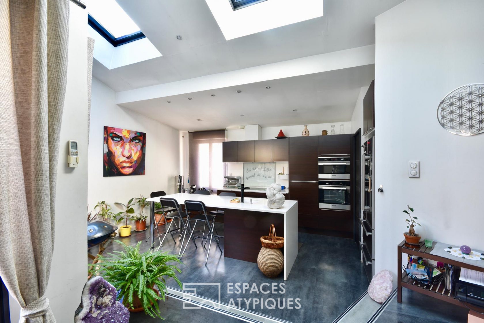 Loft contemporain avec terrasse