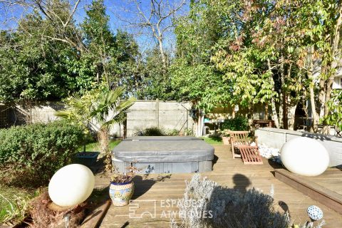 Jolie maison familiale avec grand jardin et Jacuzzi à Caudéran