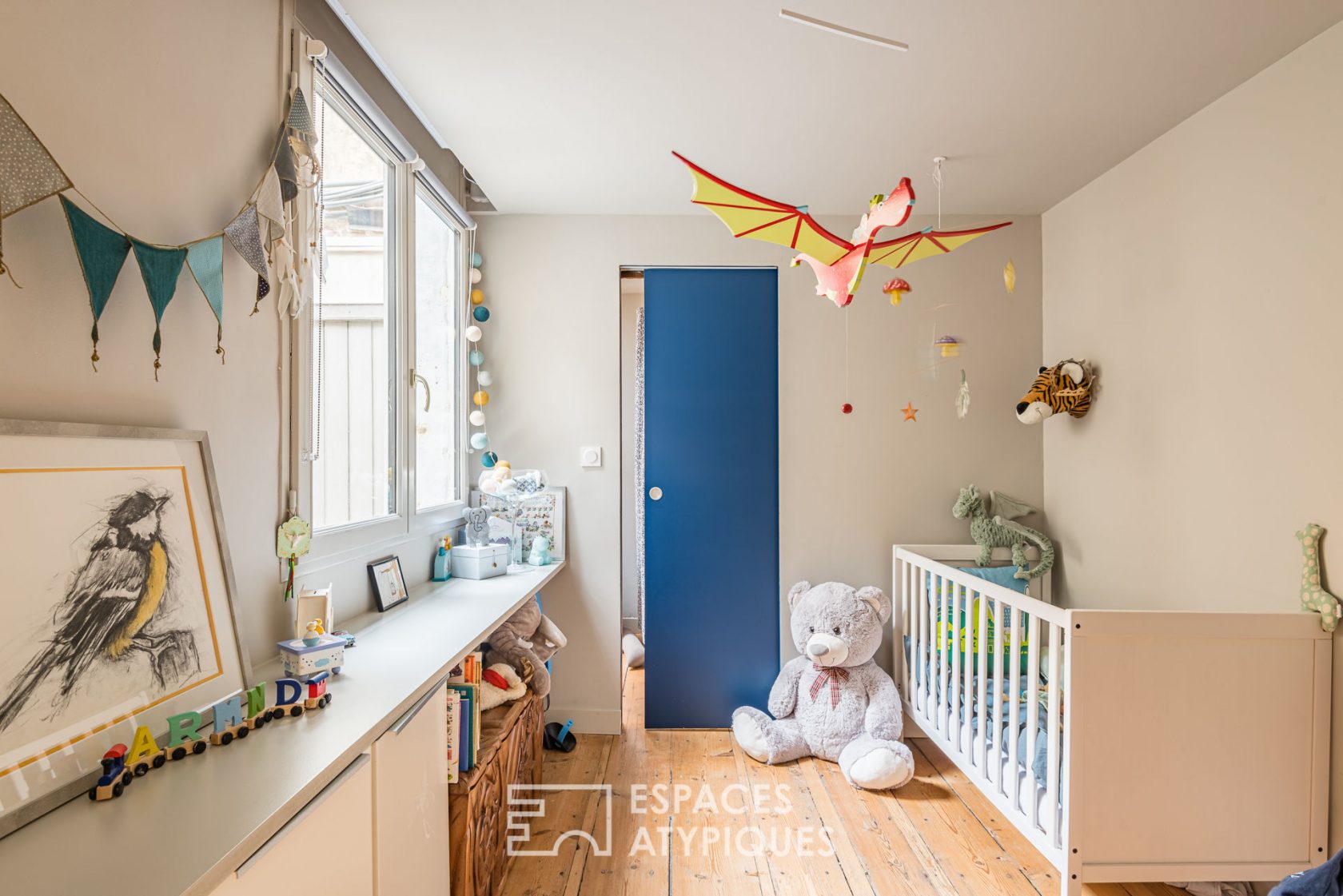Original apartment revisited by architect in St Michel