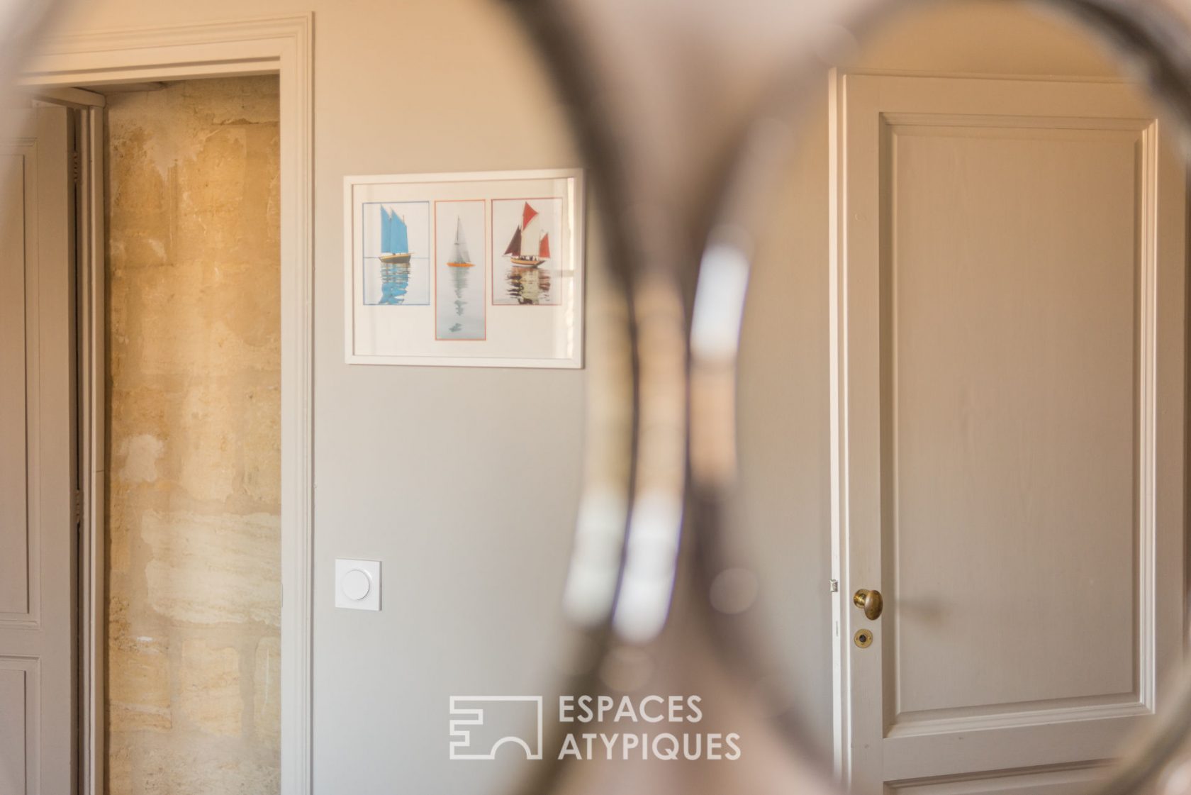 Original apartment revisited by architect in St Michel