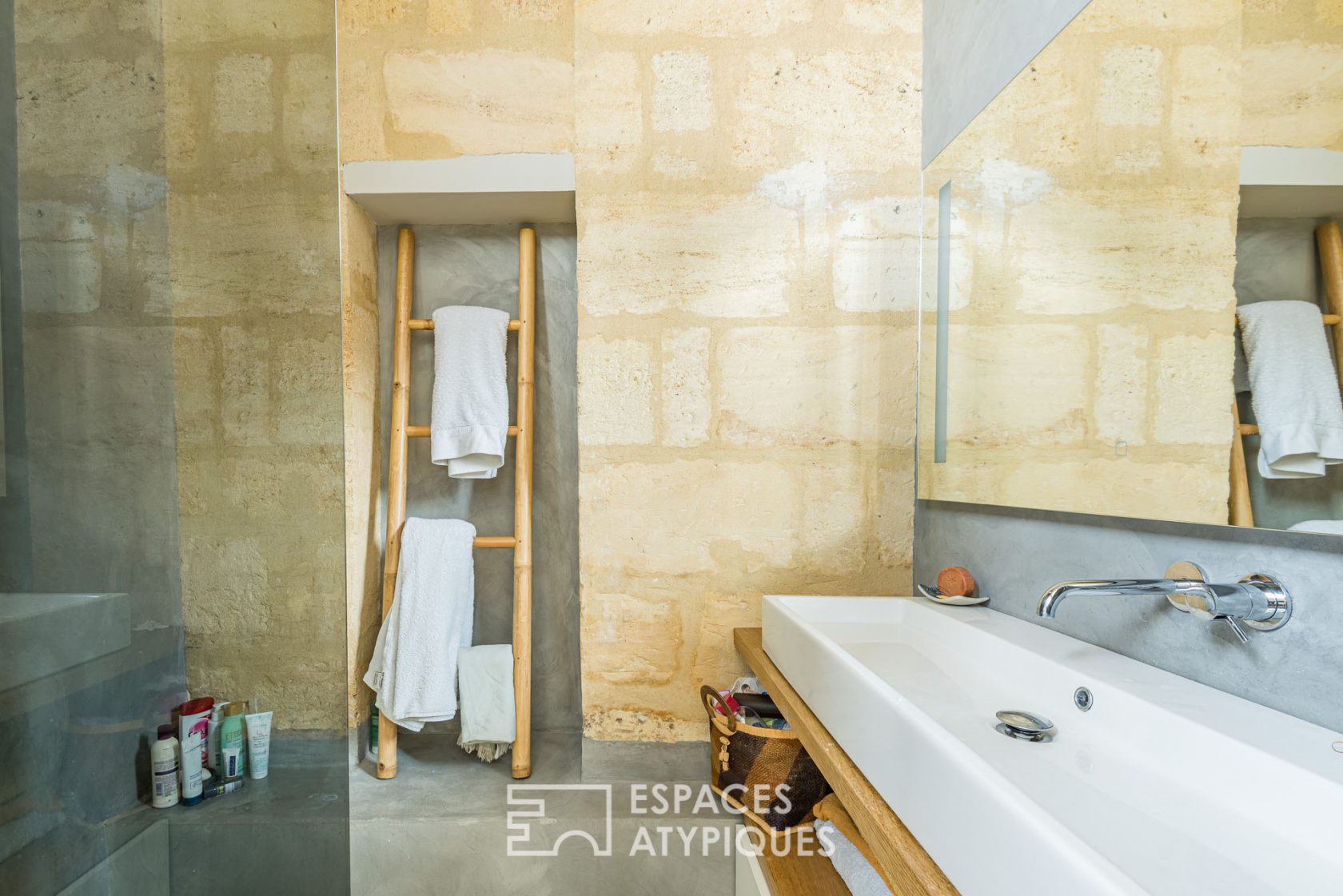 Original apartment revisited by architect in St Michel