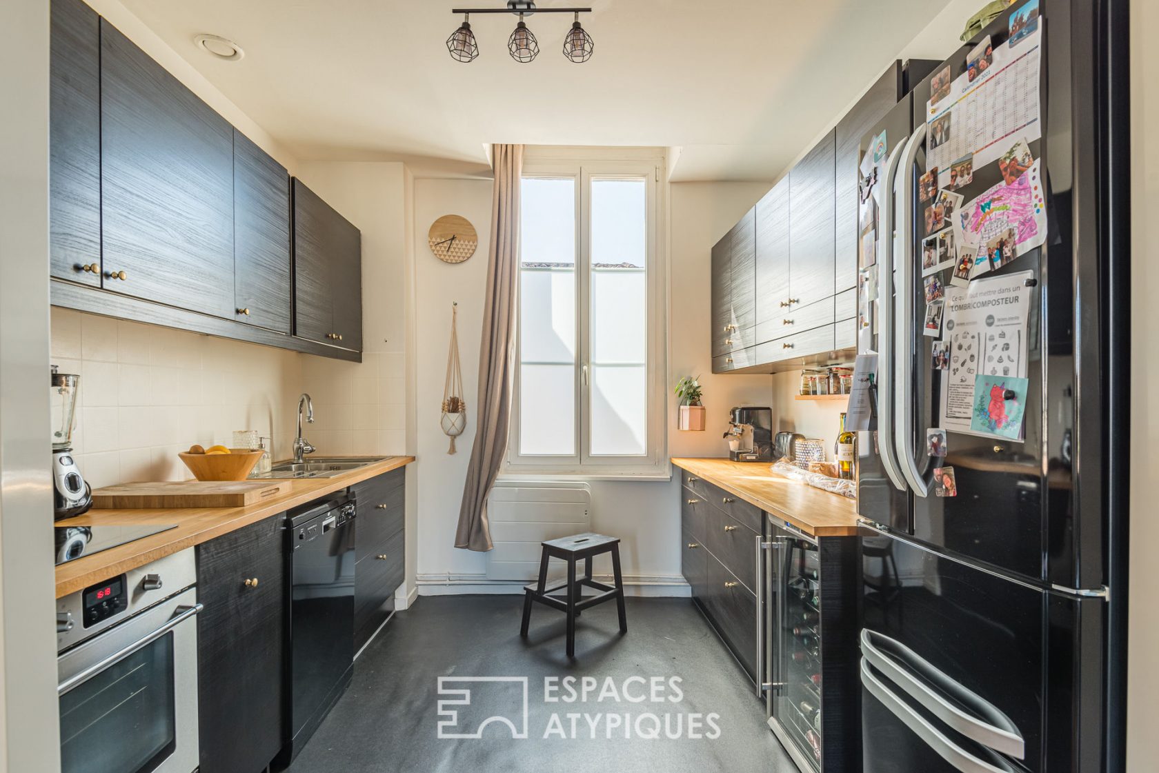 The cozy apartment under the roofs