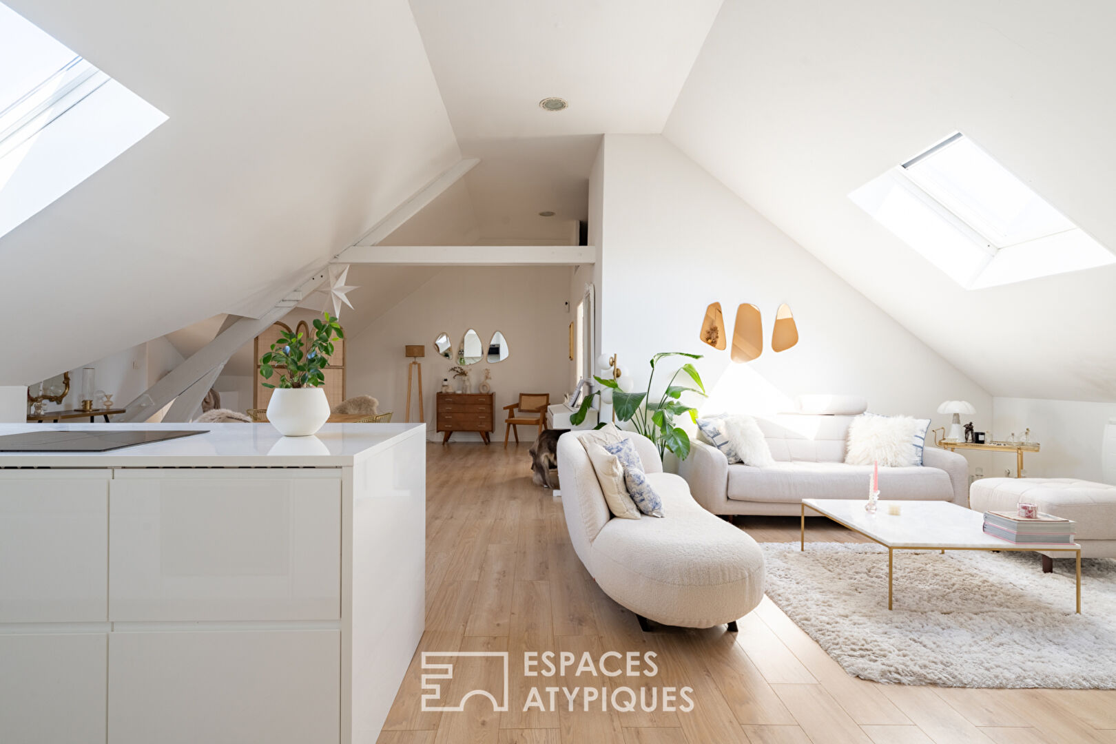 Light-filled loft in a former dye house