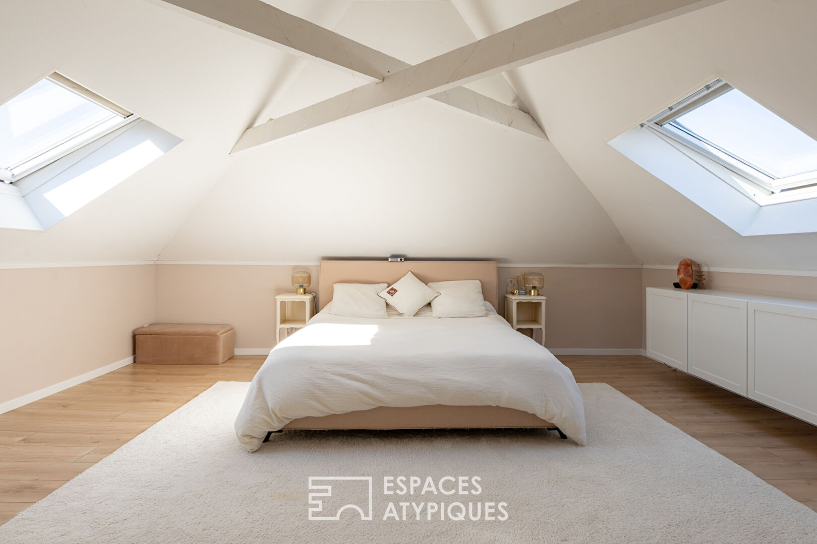 Light-filled loft in a former dye house