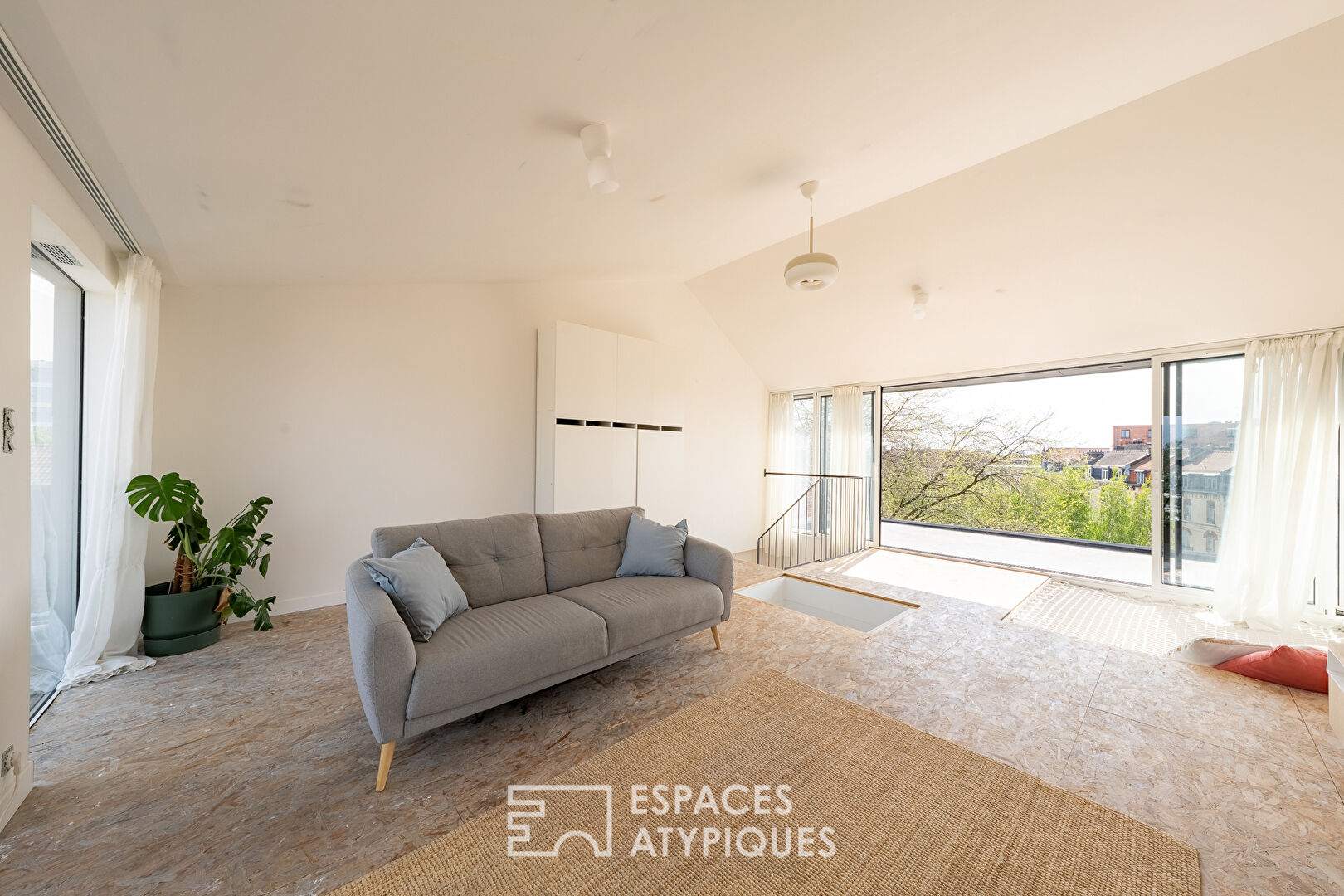 Architect-designed duplex – roof terrace with 360° view