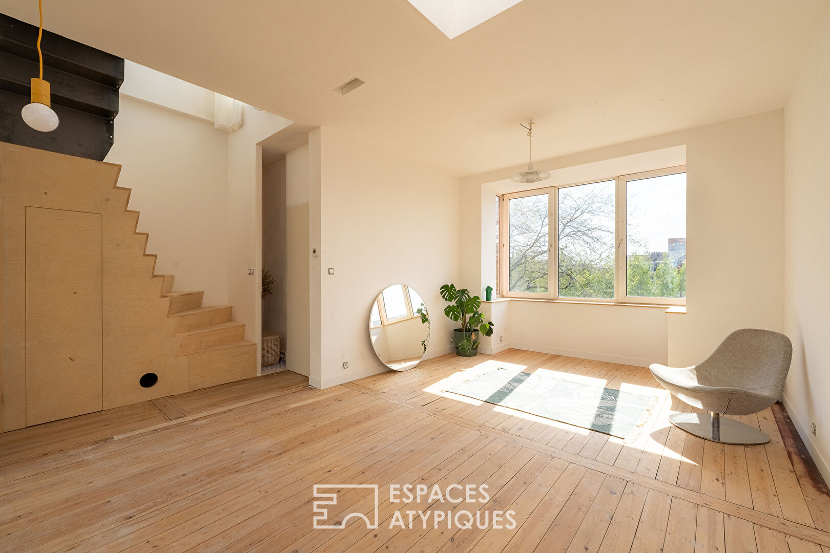 Architect-designed duplex – roof terrace with 360° view