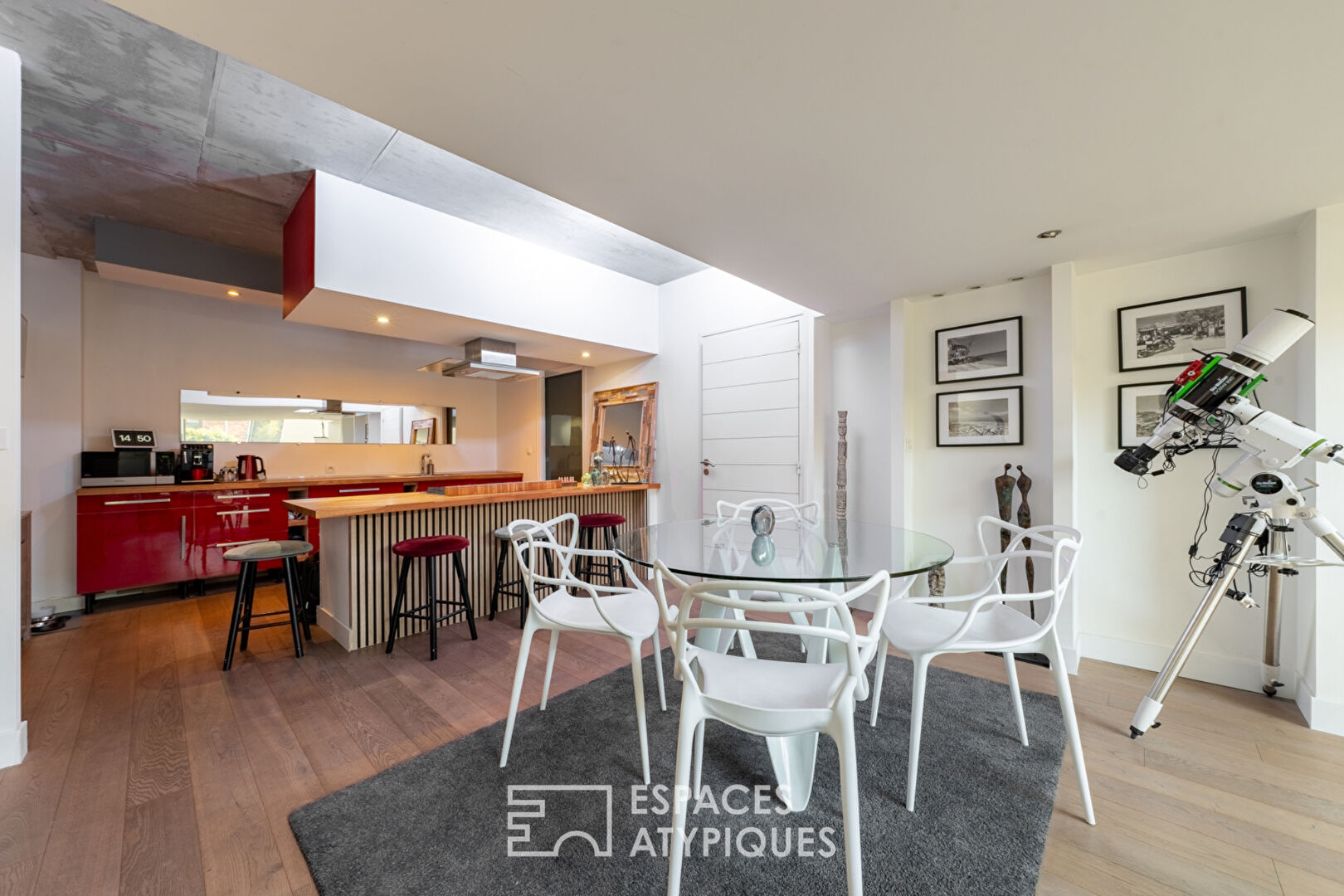 Loft avec terrasse dans une ancienne teinturerie