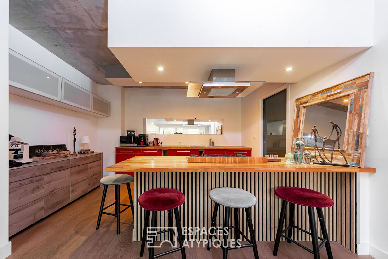 Loft avec terrasse dans une ancienne teinturerie