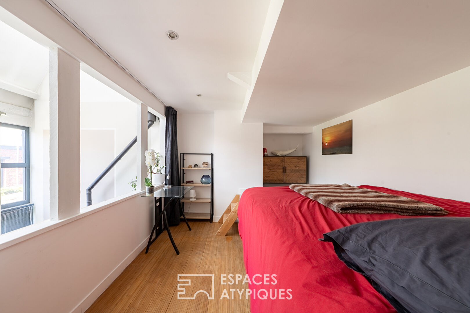Loft avec terrasse dans une ancienne teinturerie