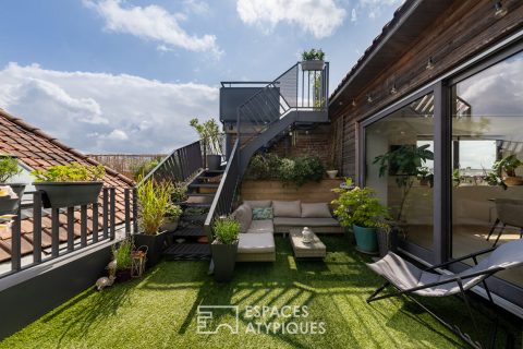 Loft d’exception sur les toits d’un château industriel Barbieux