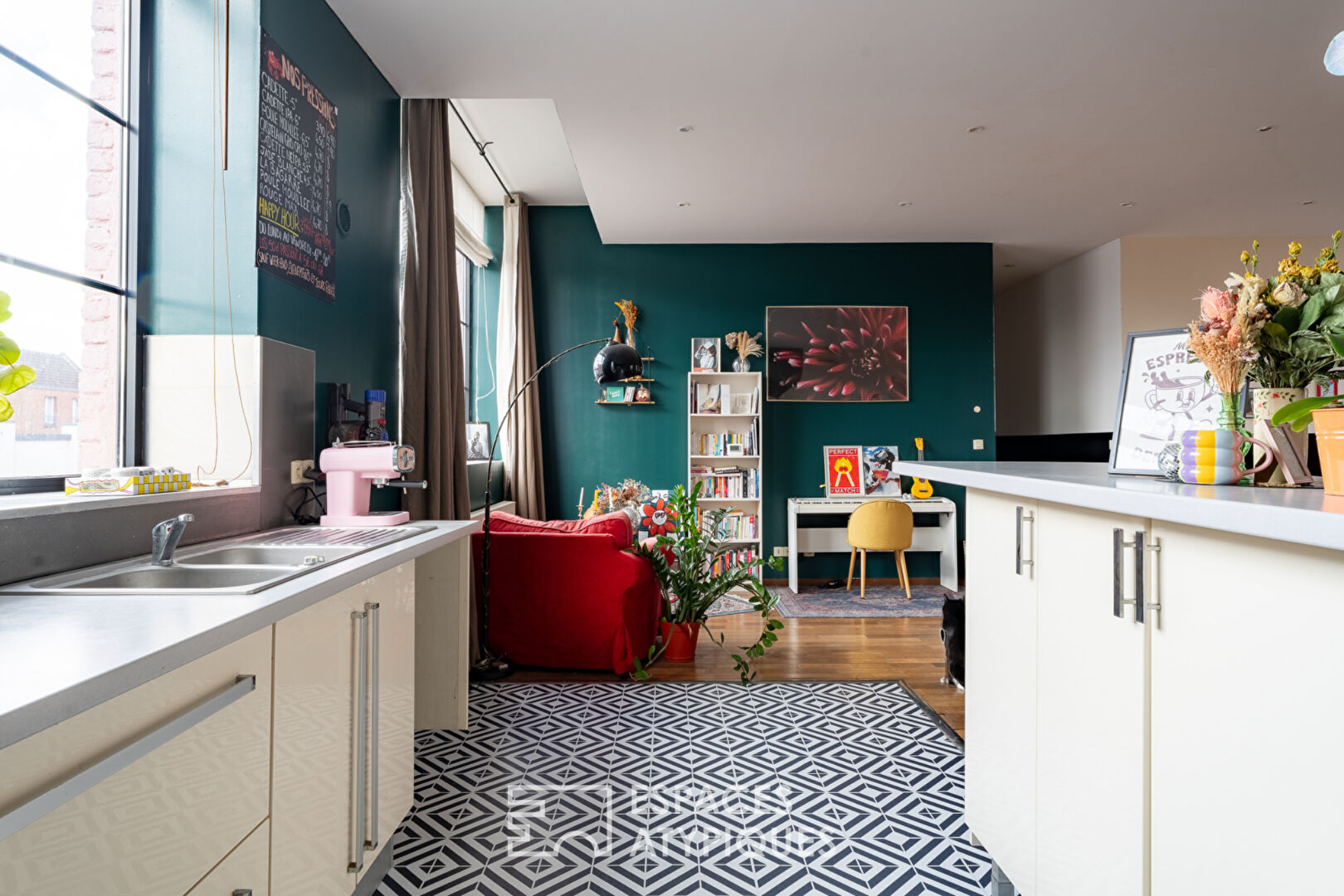 Loft haut en couleurs à Roubaix