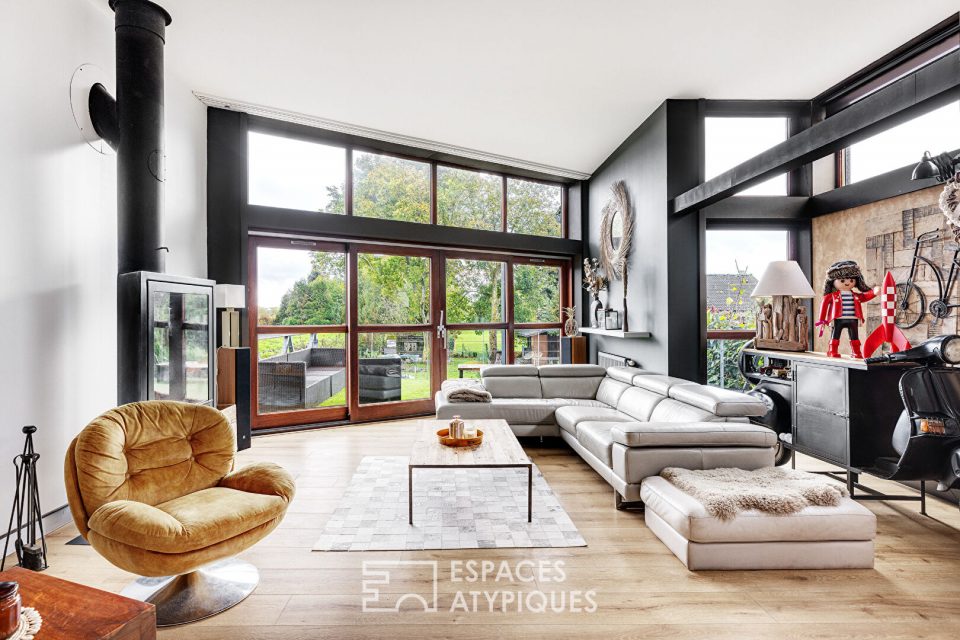 Maison contemporaine au coeur de la campagne